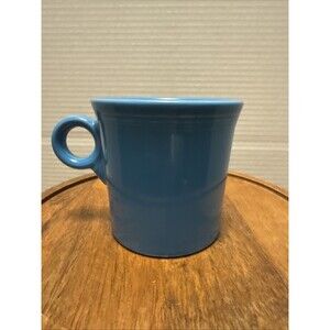 Fiestaware Peacock Blue Coffee Mug O Ring Handle Homer Laughlin Fiesta